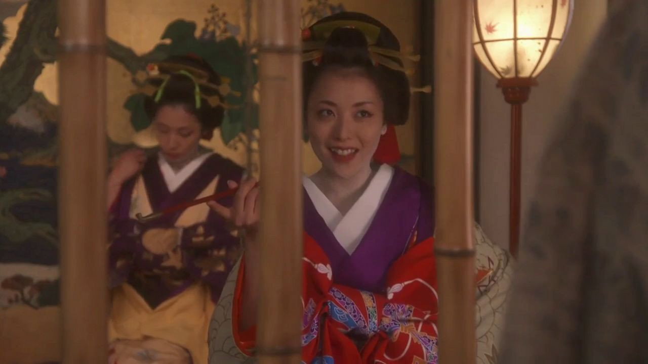 A Courtesan with Flowered Skin