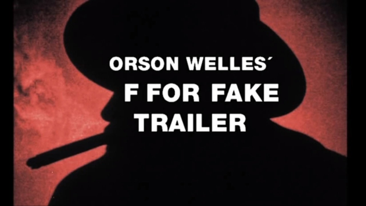 Orson Welles' F for Fake Trailer